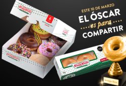 Las formas creativas Krispy Kreme para ver los premios Oscar 2024 Foto: Especial